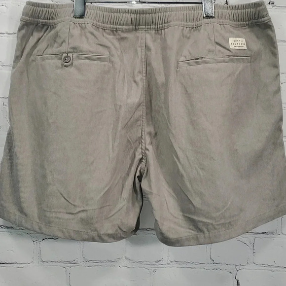 Simply Southern Corduroy Shorts Mens Size XL Gray Drawstring NWOT - Picture 5 of 10